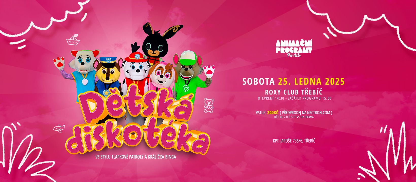 Dětská diskotéka // Roxy Club Třebíč