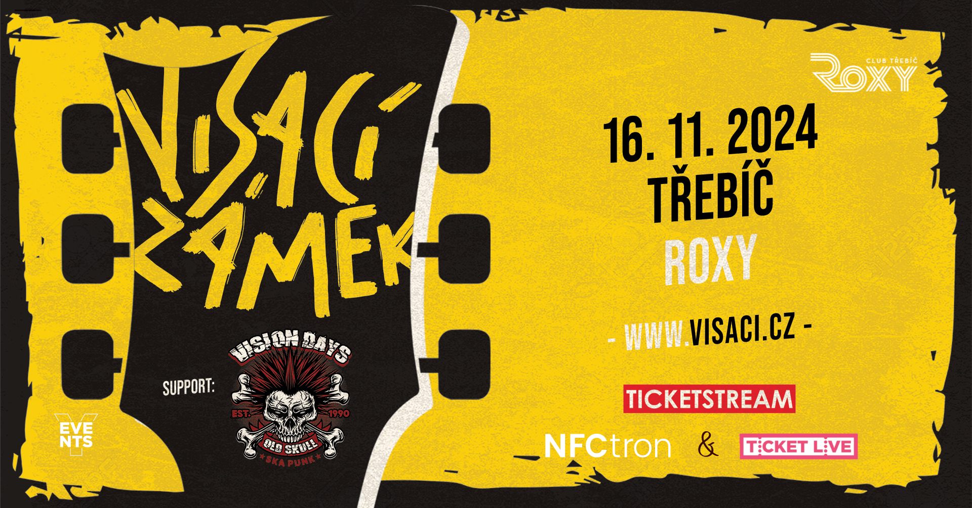 Visací Zámek – Support Vision Days // Roxy Club Třebíč